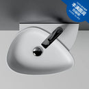 GobekUsa Ceramic Wall Mounted Wash Basin White 500x355x160mm
