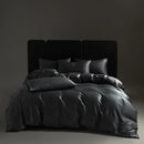 GobekUsa Eucalyptus Fiber Dark Gray Bedding Set: Soft, Silky Duvet Cover, Bed Sheet, Pillowcases