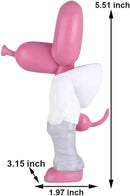 GobekUsa Balloon Dog Statue Resin Sculpture Modern Home Office Decor