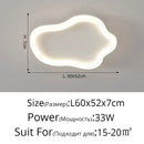 GobekUsa Cloud Ceiling Light: Simple Modern Intelligent Nordic Design for Bedroom and Living Room