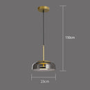 GobekUsa Glass Pendant Lights LED Modern Dining Room Nordic Restaurant Hanging Lamp