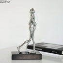 GobekUsa Abstract Lovers Sculpture Desk Ornament Home Decor Aesthetic Figure