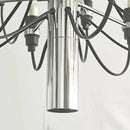 GobekUsa 2097 Gold Silver Chandelier 50 Heads Pendant Lights for Living Room decor