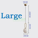 GobekUsa Glass Ball LED Chandelier for Bedroom, Living Room & Restaurant