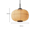 GobekUsa Japanese Wabi Sabi Fabric Pendant Light: Traditional and Creative Lighting for Dining Room