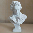 GobekUsa David Statue Head Sculpture Mini Gypsum Resin Art Craft Home Decor