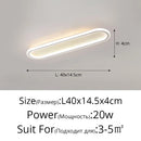 GobekUsa LED Strip Ceiling Lights for Bedroom Hallway Living Room Decor