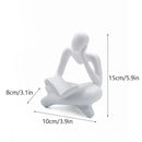 GobekUsa Abstract Resin Book Figurines for Home Office Decor
