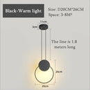 GobekUsa Luxe Nordic Circle Lamp for Home Decor & Ambiance