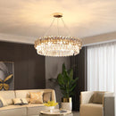 GobekUsa Gold Crystal Chandelier: Luxury Lighting for Dining Living Bedroom Kitchen Island