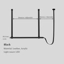 GobekUsa Leather Belt Chandelier Pendant Light for Modern Minimalist Home Decor