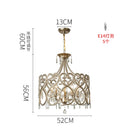 GobekUsa Crystal Heart Ceiling Light - Romantic Princess Bedroom Chandelier