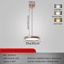 GobekUsa Circular Dining Pendant Chandelier LED Light for Kitchen, Living Room & Bedroom