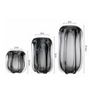 GobekUsa Glass Vase for Hydroponics & Flower Arrangement - Home Decor Accent