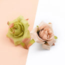 GobekUsa Artificial Silk Roses Head Set for Wedding Home Decor DIY Wreath & Christmas