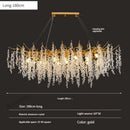 GobekUsa Gold Crystal Grapes Chandelier for Dining Living Room Bedroom