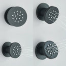 GobekUsa Brass Body Round Shower SPA Jets for Luxurious Bathroom Massage Experience