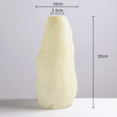 GobekUsa Glass Vase with Irregular Patterns for Flower Arrangement and Home Decor