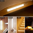 GobekUsa LED Sensor Cabinet Light for Home Kitchen Night Bar USB Rechargeable