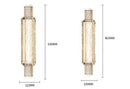 GobekUsa Elegant Bubble LED Crystal Glass Wall Lamp Luxe Gold Bedroom Light
