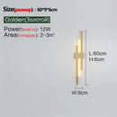GobekUsa LED Grille Living Room Sofa TV Wall Lamp Strip, Minimalist Modern Bedroom Bedside Lighting