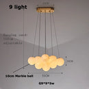 GobekUsa LED Marble Balls Chandelier for Dinning Room