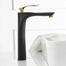 GobekUsa Gold Chrome Finish Brass Basin Faucet Hot Cold Water Mixer