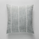 GobekUsa Brown Grey Stripe Embroidery Cushion Cover Set, Cotton Linen, 45x45cm 60x60cm Home Decor