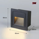GobekUsa LED Embedded Wall Light for Outdoor Step&Stair, IP65 Waterproof Recessed Wall Lamp