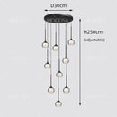 Black Water Drop Acrylic LED Pendant Light