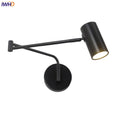 GobekUsa Acrylic Iron LED Wall Lamp | Modern Rotate Black Stair Light | Dining Room Study Fixtures