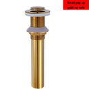 GobekUsa Brass Pop Up Drain for Bathroom Lavatory Sink - Water Drainer