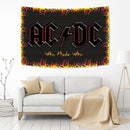 GobekUsa AC/DC Band Tapestry Wall Hanging Room Decor for Aesthetic Home Decor