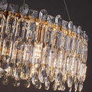 GobekUsa Crystal Chandelier: Luxury Living Room & Bedroom Pendant Light | Elegant Ceiling Lamp