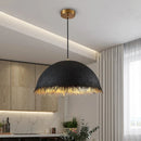 GobekUsa Gold White Half Nest Pendant Lamp for Stylish Home & Restaurant Lighting