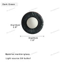 GobekUsa Jade Marble Wall Sconce Lamps: Luxury Light Fixtures for Bedroom, Bathroom, Aisle Decor