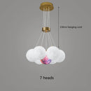 GobekUsa LED Lunar Ball Ceiling Chandeliers for Home Decor in Living Room and Bedroom