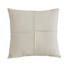 GobekUsa Ivory Leather Pillow Cover 45x45cm for Home Decoration