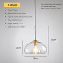 GobekUsa Industrial Loft Glass Pendant Light for Kitchen Restaurant Decor