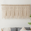 GobekUsa Boho Macrame Door Curtain Handmade Cotton Rope Wall Hanging Tapestry Boujee Decor
