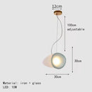 GobekUsa Glass Indoor Pendant Lights for Dining Room Kitchen Bar Shop