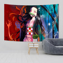GobekUsa Demons Slayer Anime Cloth Wall Tapestry Room Decor