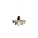 GobekUsa Japanese Style Copper Glass Chandelier Pendant Lights for Living Room Bedroom Bar