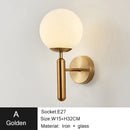 GobekUsa Iron LED Sconce Lamp for Modern Bedroom and Living Room Lighting