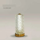 GobekUsa Crystal Table Lamp: Modern Luxury Dimmable LED Desk Light for Living Room & Study