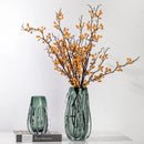 GobekUsa Crystal Vase: Elegant Glass Flower Pot Home Decor and Terrarium Arrangement