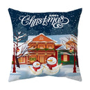 GobekUsa Christmas Cushion Cover Set - Festive Xmas Decor for Living Room Sofa