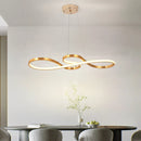 GobekUsa Acrylic LED Chandelier Pendant Light Minimalist Ceiling Lamp for Modern Decor
