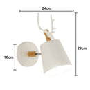 GobekUsa Industrial LED Wall Sconce Iron Bedside Lamp Retro Loft Indoor Lighting