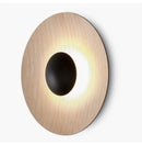 GobekUsa Ginger Round Wall Lamp: Nordic Design Loft Lamp for Bedroom, Office, Aisle